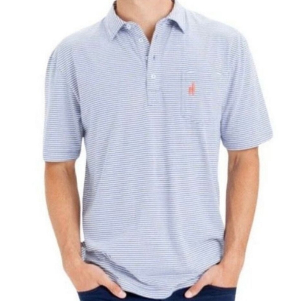 Johnnie O West Coast Prep Striped Polo Shirt